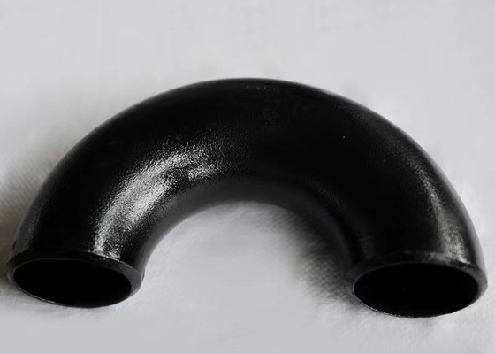 خم لوله فولادی کربن شعاع بلند 180 درجه Asme B16.9 SCH20