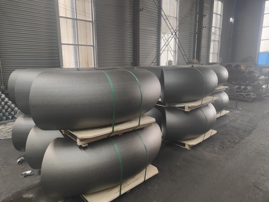 نقاشی Astm A234 Wpb B16.9 Sch40 Cs فولاد کربنی با زانو جوش خورده ضد زنگ