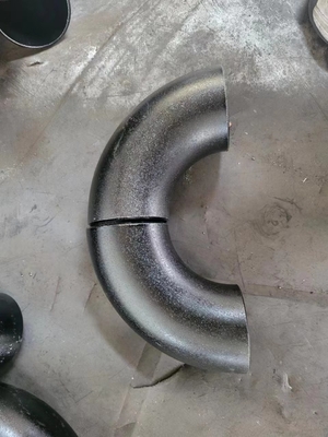 ANSI B16.9 45/60/90/180 درجه کربن فولادی لوله زانویی اتصالات فورج A234wpb