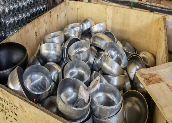 درپوش لوله فولادی کربنی گرد 0.5 - 20 میلی متری ANSI / ASME B16.9