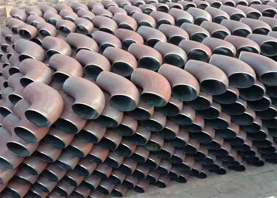 اتصالات لوله بدون درز شیمیایی 3.91 میلی متری ASME B16.9 زانویی GOST EN DIN