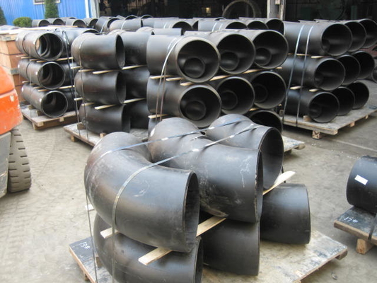 اتصالات لوله بدون درز شیمیایی 3.91 میلی متری ASME B16.9 زانویی GOST EN DIN