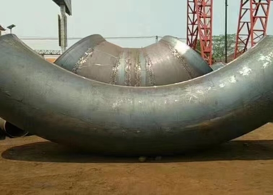 خم لوله فولادی کربنی ASTM A105 اندازه بزرگ 3D 5D 10D برای داروسازی