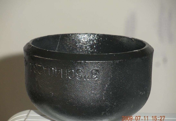 درپوش لوله فولادی کربنی 16 اینچی XS ASTM A234 درپوش لوله جوش لب به لب