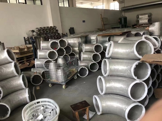 ASME A234 Wpb فولاد کربنی با شعاع کوتاه زانویی 45 درجه SCH10 SCH20