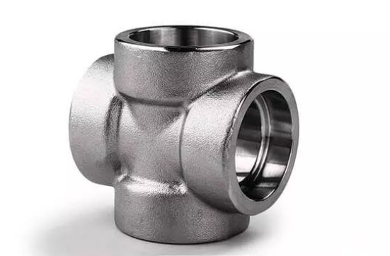 ASME B16.9 SS304 SS316 اتصالات لوله متقاطع Butt Weld Cross Forged