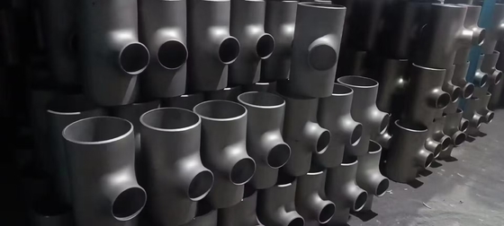 سه راهی بدون درز ASTM A234 فولاد کربنی ST35.8 گاز پترولیوم Sch160