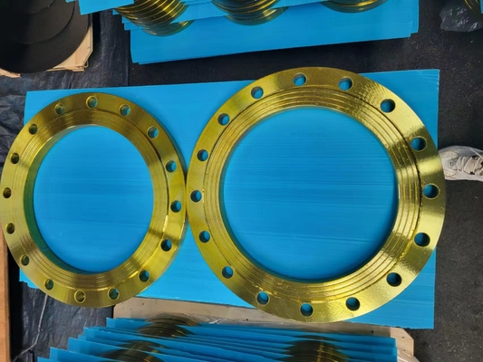 BS4504 DIN Pn16 صفحه RF 304 فولاد ضد زنگ فلنج 316L برای صنعت پتروشیمی