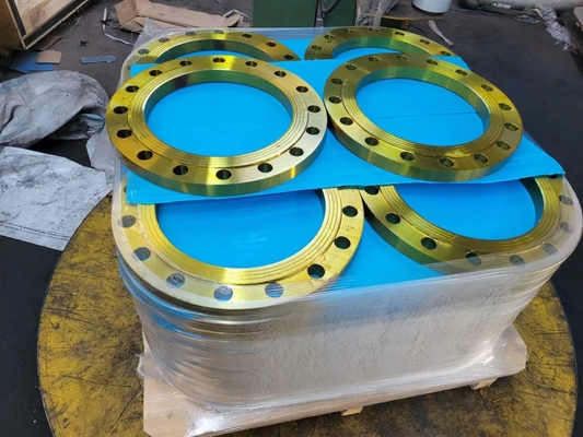 BS4504 DIN Pn16 صفحه RF 304 فولاد ضد زنگ فلنج 316L برای صنعت پتروشیمی