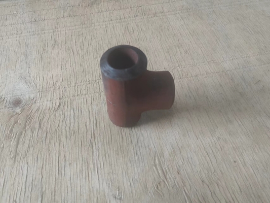 سه راهی فولادی کربنی Sch40 Sch80 Std برابر A234WPB برای سطح مشکی رنگ خط لوله