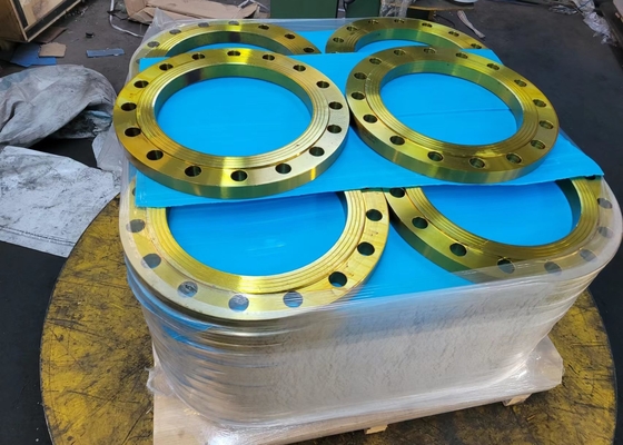 سطح گالوانیزه فلنج فولادی کربنی فولاد ضد زنگ رزوه ای ASME 16.5