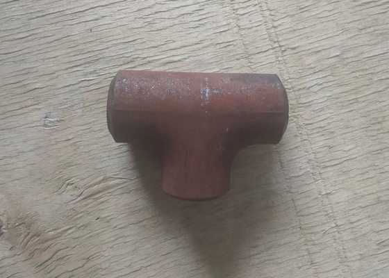 سه راهی کاهنده فولاد کربنی ASME B16.9 Sch40 ASTM A234 Wpb Butt Weld Tee
