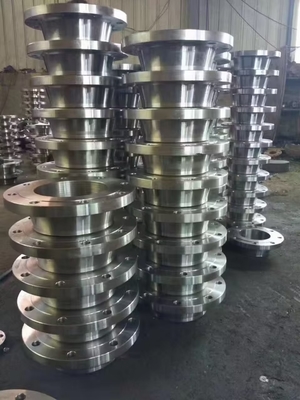 فلنج فولادی ضد زنگ ریخته گری 2K 5K SCH60 گردن جوش صاف و صاف