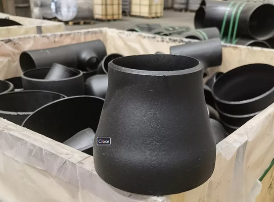 اتصالات لوله غیرعادی بدون درز Astm A234 Wpb سندبلاست کاهنده متحدالمرکز