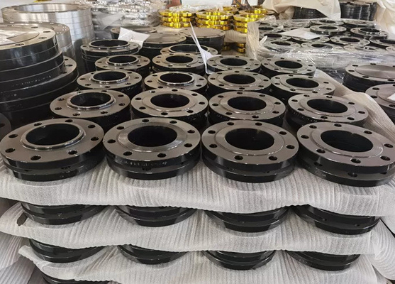 فلنج فولادی کربنی فولاد ضد زنگ فلنج گردن جوش Pn25 Pn63 En 1092 فلنج یقه تخت Dn100 Dn500 Dn1000 Ansi B16.5
