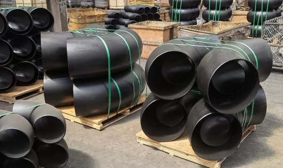 426*12 اتصالات لوله جوشی 3 بعدی 5 بعدی زانویی En10253-1 P235gh 6mm 8mm 10mm 12mm