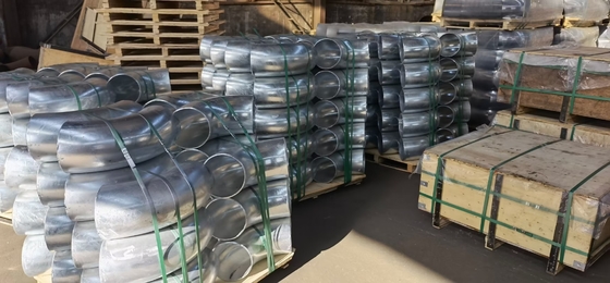 اتصالات لوله فولادی بدون درز ANSI B16.9 A234 Wpb 90 درجه 15NB-2000NB