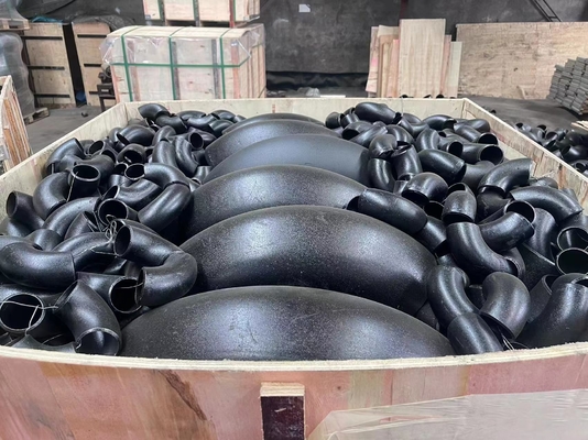 زانوهای فولادی کربنی DN15-DN1200 A420WPL6 مطابق با ASTM A234