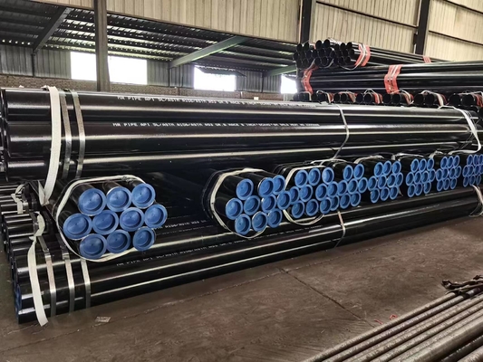 طول 5 متر تا 14 متر Astm اتصالات لوله بدون درز API5l A106 A53 Gr.B قطر 21.3 میلی متر تا 762 میلی متر