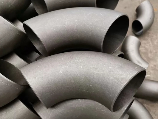 فولاد کربنی 3.91 میلی متری زانویی 90 درجه سندبلاست ASME B16.9 180 درجه