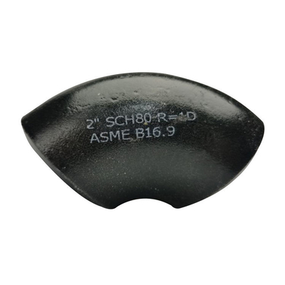اتصالات لوله جوش لب به لب آهنگری 1MM-18MM فولاد کربنی زانویی 90 درجه