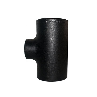 ASME B16.5 WP321 / 347 150 # فولاد ضد زنگ Equal Tee Pipe Fitting نقاشی سیاه