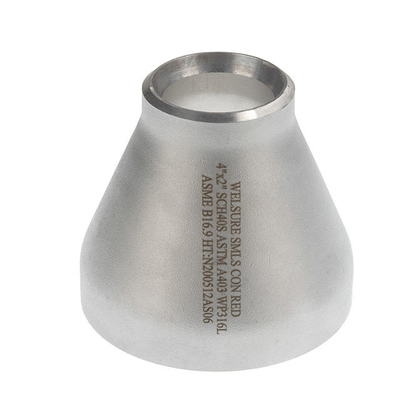 اتصالات لوله جوشی ISO PED 2-25mm 2&quot;X4&quot; 304 316L Ss Concentric Reducer