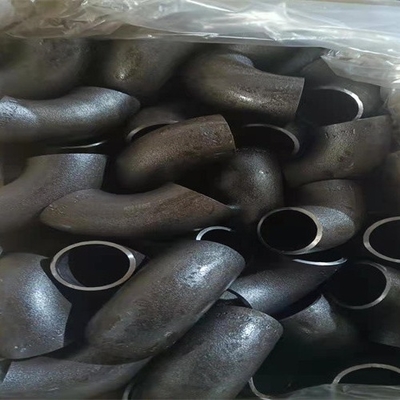 ASME کربن فولاد 90 درجه زانویی سند بلاست ASME B16.9 180 درجه