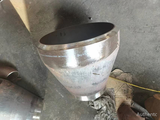 اتصالات لوله غیرعادی بدون درز Astm A234 Wpb سندبلاست کاهنده متحدالمرکز