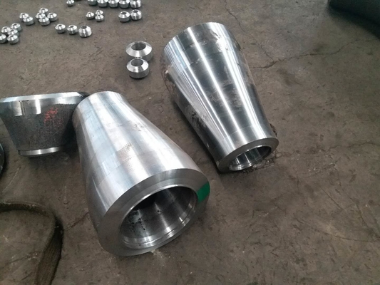 کاهنده فولاد کربنی سندبلاست نقره ای ANSI B16.9 DIN JIS GOST 1/2 اینچ تا 100 اینچ