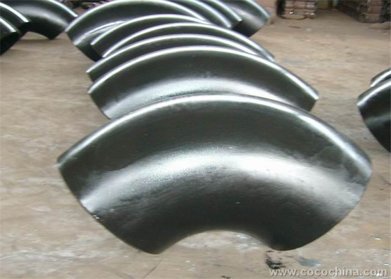 SR LR فولاد کربنی زانویی SCH80 روی 12 اینچ 90 درجه