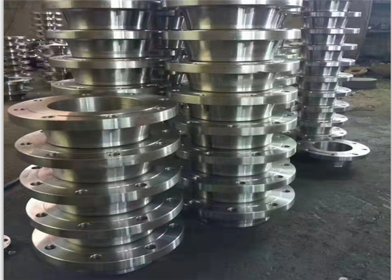 PED API 16mn فورج لب به لب جوش فلنج ASTM 10mm 100mm گرد