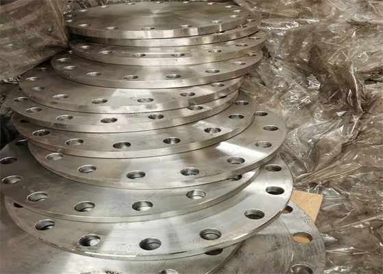 فلنج کور فولاد کربنی SCH10S PN 25 PN10 زرد رنگ شده برای صنعت پتروشیمی