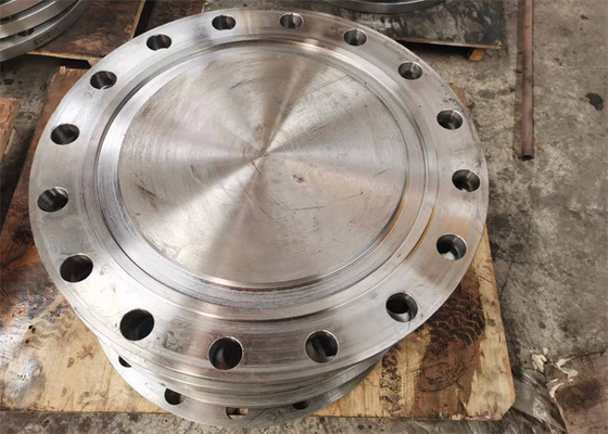 فلنج کور فولاد کربنی SCH10S PN 25 PN10 زرد رنگ شده برای صنعت پتروشیمی