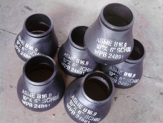 اتصالات کاهش دهنده لوله فولادی داغ SCH20 Bevel End Anti Rust