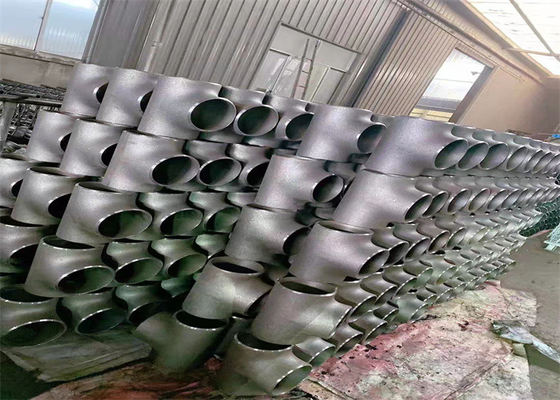 Asme B16.9 Sch40 Steel Steel Straight Tee Astm A 234 Wpb Butt Weld