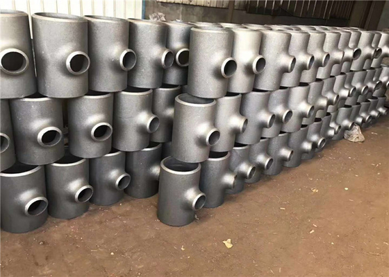 اتصالات لوله جوشی SGP STD SCH40 SCH80 فولاد کربنی اتصالات لوله سه راهی برابر