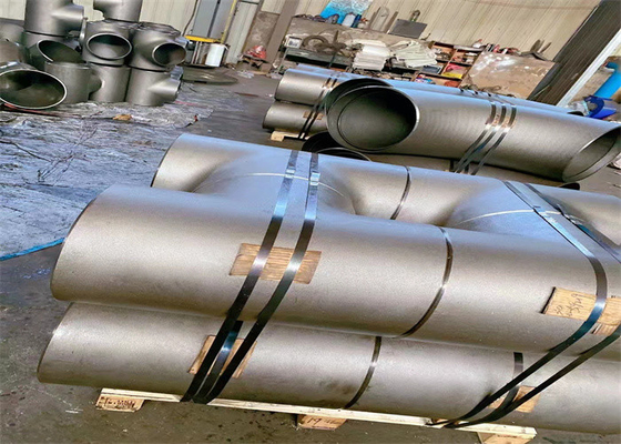 روغن سه راهی کاهش دهنده فولاد کربنی ASME B16.9 DIN 2615 جوش لب به لب ضد زنگ