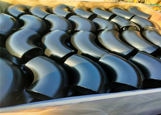 اتصالات لوله بدون درز شیمیایی 3.91 میلی متری ASME B16.9 زانویی GOST EN DIN