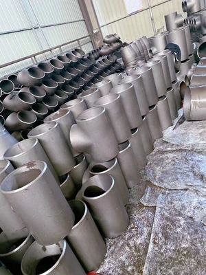 سه راهی فولادی ضد زنگ ASTM A234 Sch40 Sch80 50mm 100mm 1000mm سندبلاست