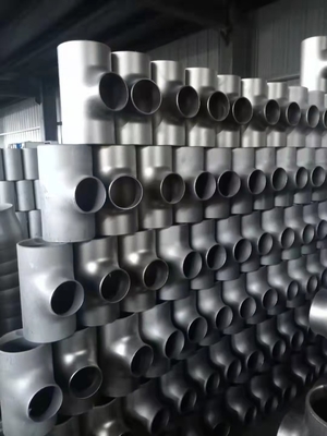 سه راهی فولادی ضد زنگ ASTM A234 Sch40 Sch80 50mm 100mm 1000mm سندبلاست