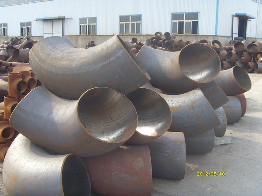 ASTM WPB نیم اینچ زانویی ASTM A234 WPB 36 اینچ نفت گاز آب