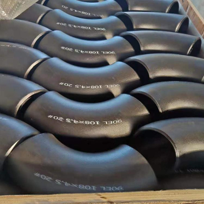 نقاشی Astm A234 Wpb B16.9 Sch40 Cs فولاد کربنی با زانو جوش خورده ضد زنگ