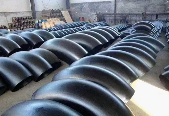 Astm Din Gost Jis P235GH ST35.8 زانوهای لوله فولادی کربن بدون درز بدون زنگ زدگی